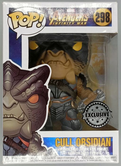 #298 Cull Obsidian - Marvel Avengers Infinity War Box Damaged Funko POP