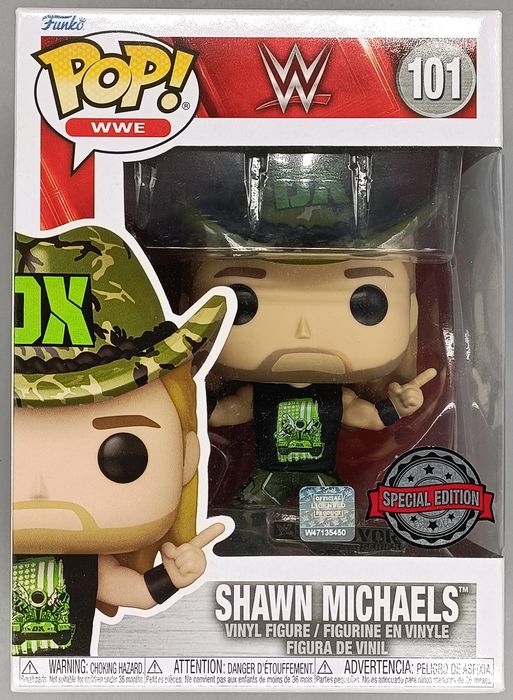 101 Shawn Michaels (D-Generation X) - WWE - Funko POP - Box Damaged