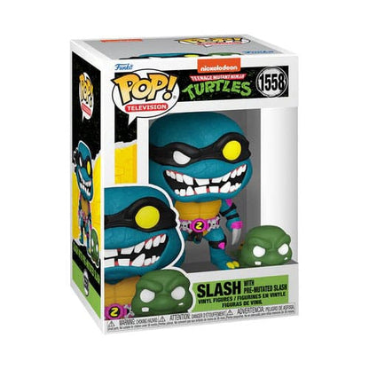 1558 Slash & Pre-Mutated Slash Teenage Mutant Ninja Turtles Funko POP - Brand New