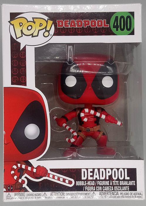 #400 Deadpool (w/ Candy Canes) Marvel - Holidays Box Damaged Funko POP