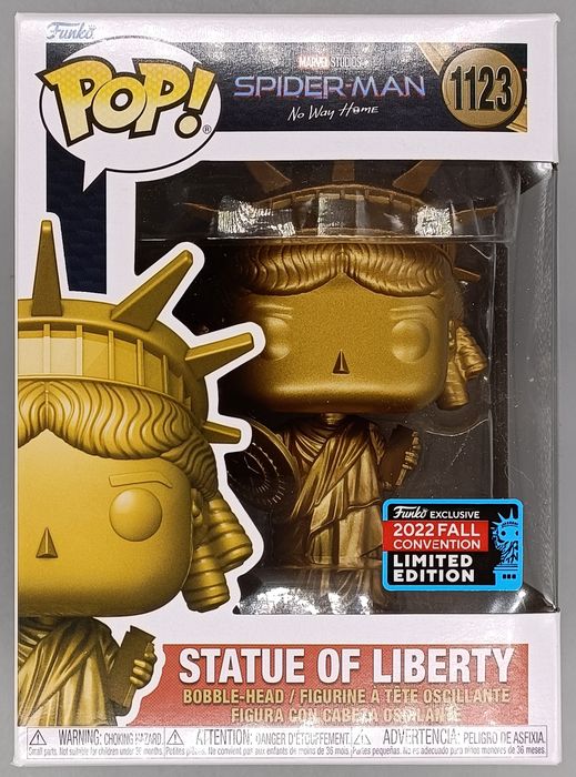 #1123 Statue of Liberty Marvel Spider-Man No Way Home 2022 C Funko POP