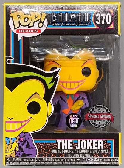 370 The Joker (Blacklight) DC Batman The Animated Series Funko POP - Box Damaged