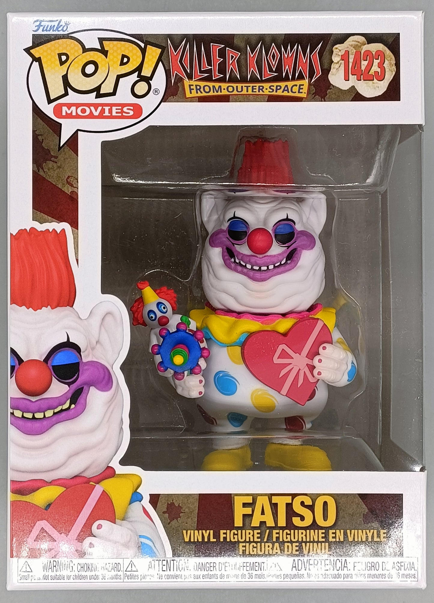 #1423 Fatso - Killer Klowns from Outer Space - Brand New Funko POP in Protector