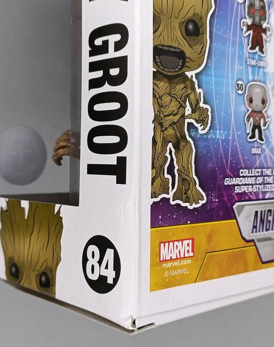 84 Angry Groot - Marvel Guardians of The Galaxy Funko POP - BOX DAMAGED