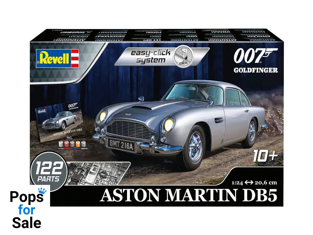 James Bond Model Kit Gift Set 1/24 Aston Martin DB5 (Goldfinger)