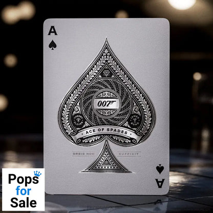 James Bond Playing Cards Silver Edition