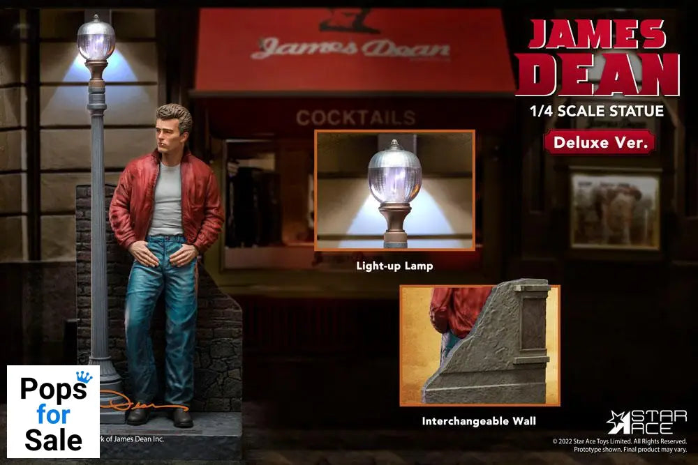 James Dean Superb My Favourite Legend Series Statue 1/4 James Dean (Red jacket) Deluxe Ver. 52 cm