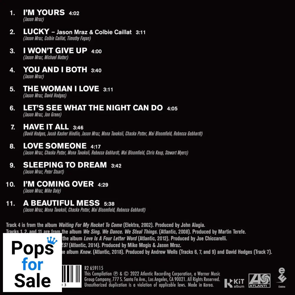 Jason Mraz - LaLaLaLoveSongs KiT Album