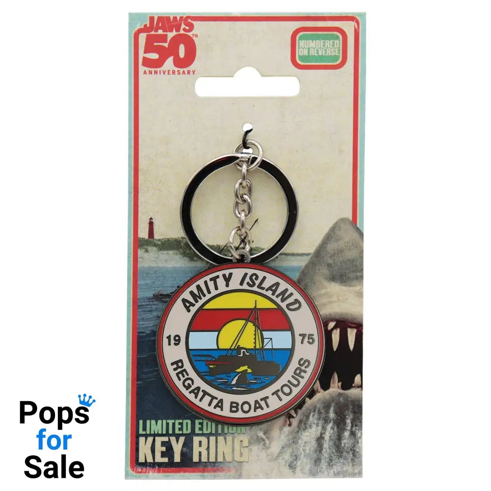 Jaws 50th Anniversary Regatta Boat Tour Keyring