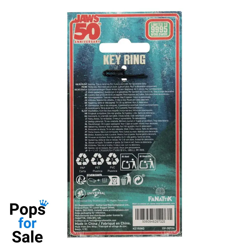 Jaws Keychain 50th Anniversary Regatta Boat Tour Limited Edition
