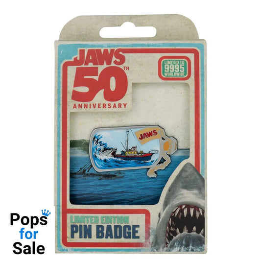 Jaws 50th Anniversary Ship in Bottle Pin Badge