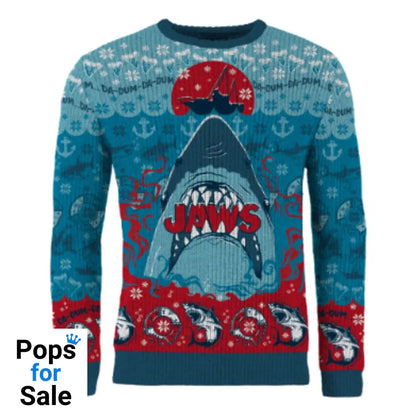 Jaws Christmas Sweater Jaws  Size S