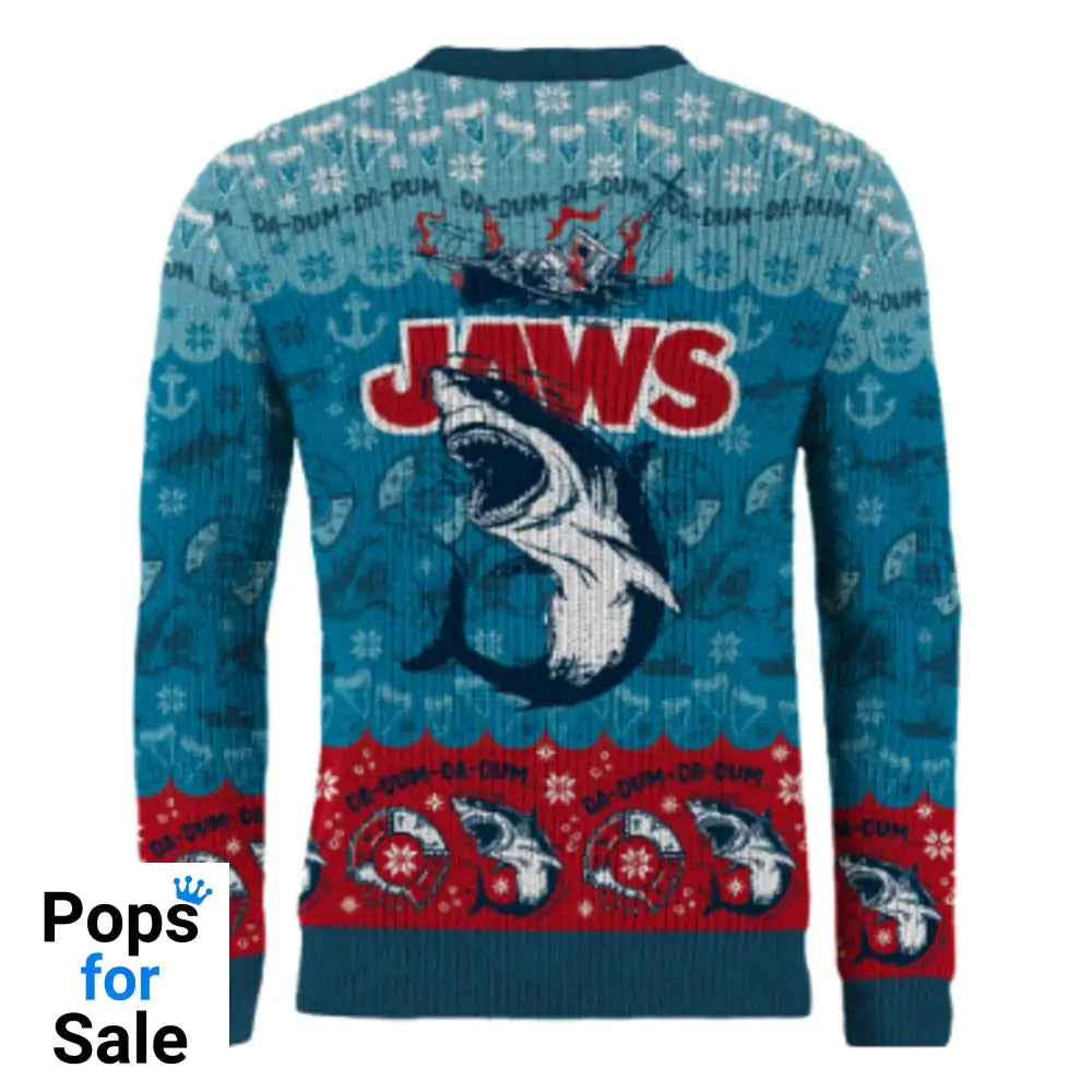 Jaws Christmas Sweater Jaws  Size S