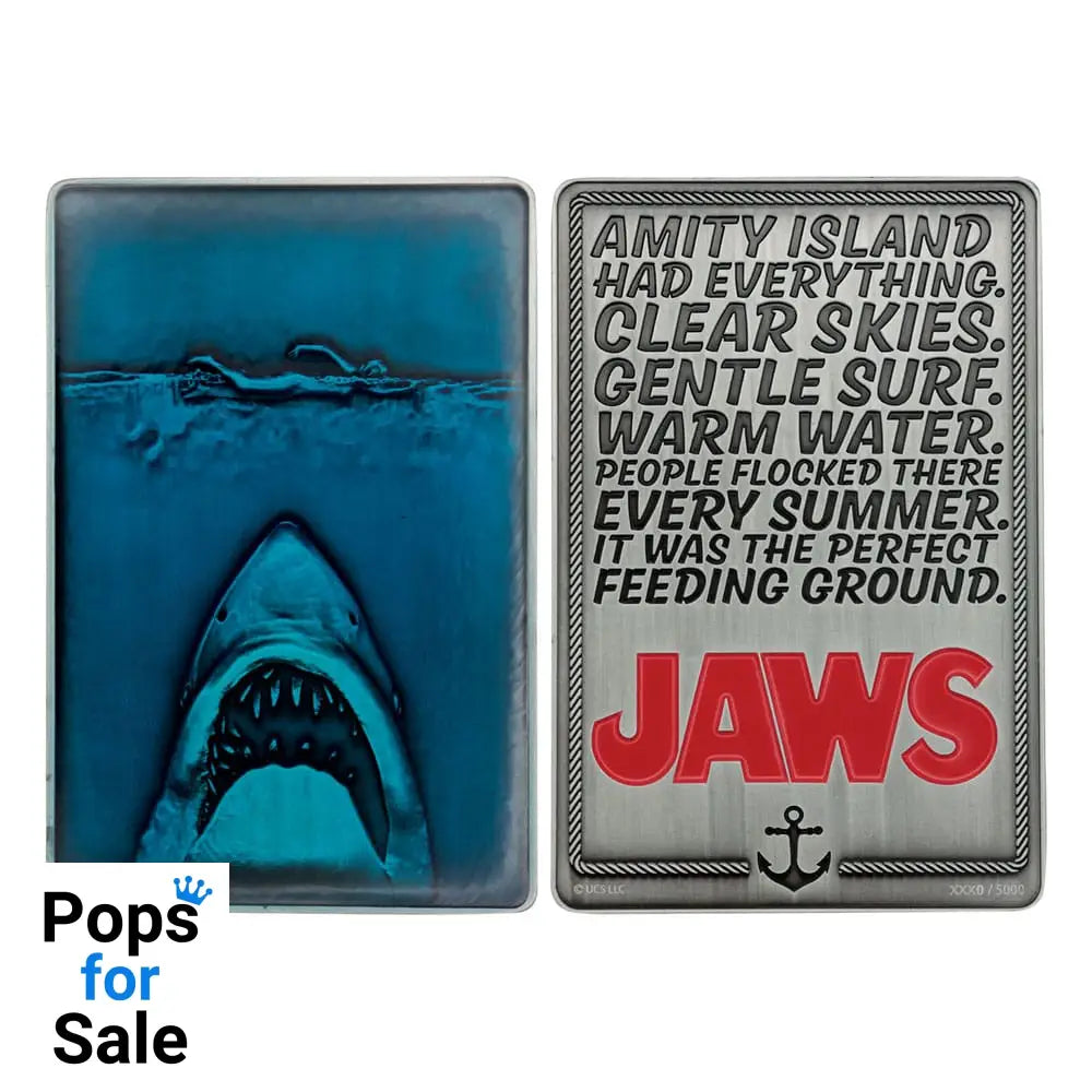 Jaws Ingot 50th Anniversary Poster Limited Edition