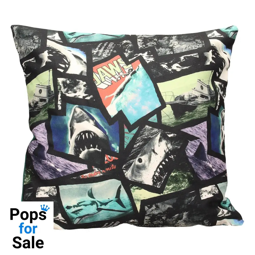 Jaws Pillow Poster Collage 45 cm