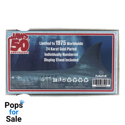 Jaws Replica 1/1 50th Anniversary Regatta Ticket 24k Gold Plated