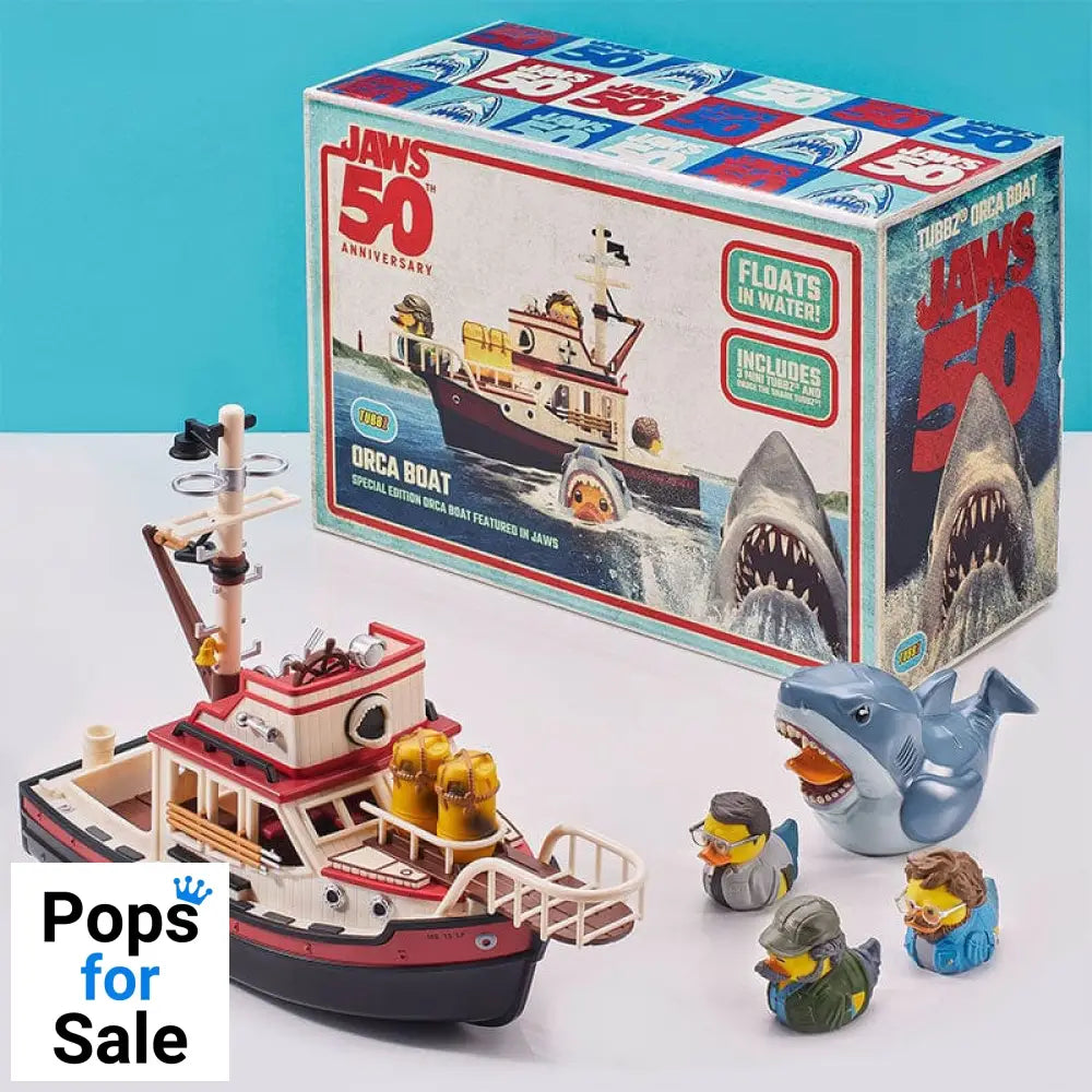 Jaws Tubbz Vehicle PVC Figure Orca Boat Bundle 13 cm Mini-figures