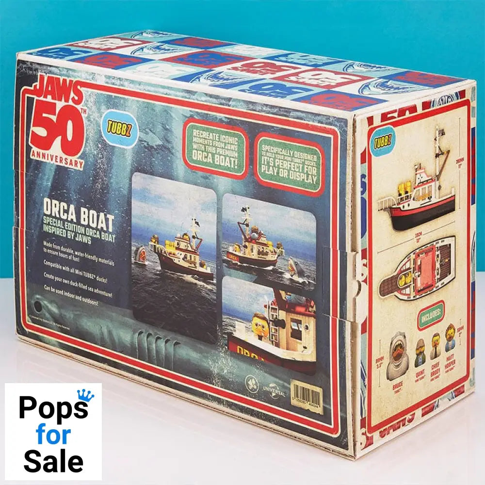 Jaws Tubbz Vehicle PVC Figure Orca Boat Bundle 13 cm