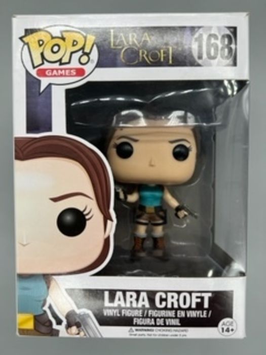 #168 Lara Croft - Tomb Raider - Box Damaged Funko POP