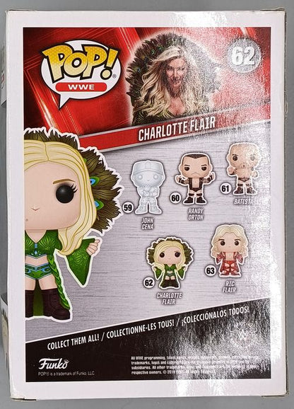 #62 Charlotte Flair (Blue) - WWE - Box Damaged Funko POP