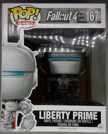 #167 Liberty Prime - 6 Inch - Fallout 4 - Box Damaged Funko POP