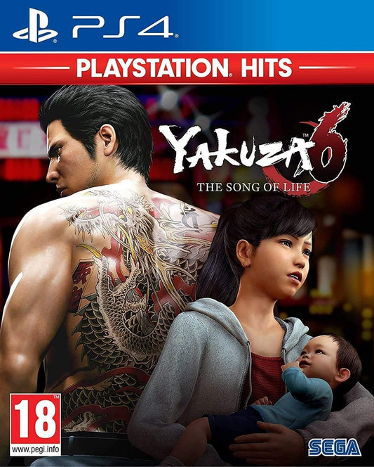 Yakuza 6: The Song of Life for Playstation 4 (PS4) - [Damaged Inlay]