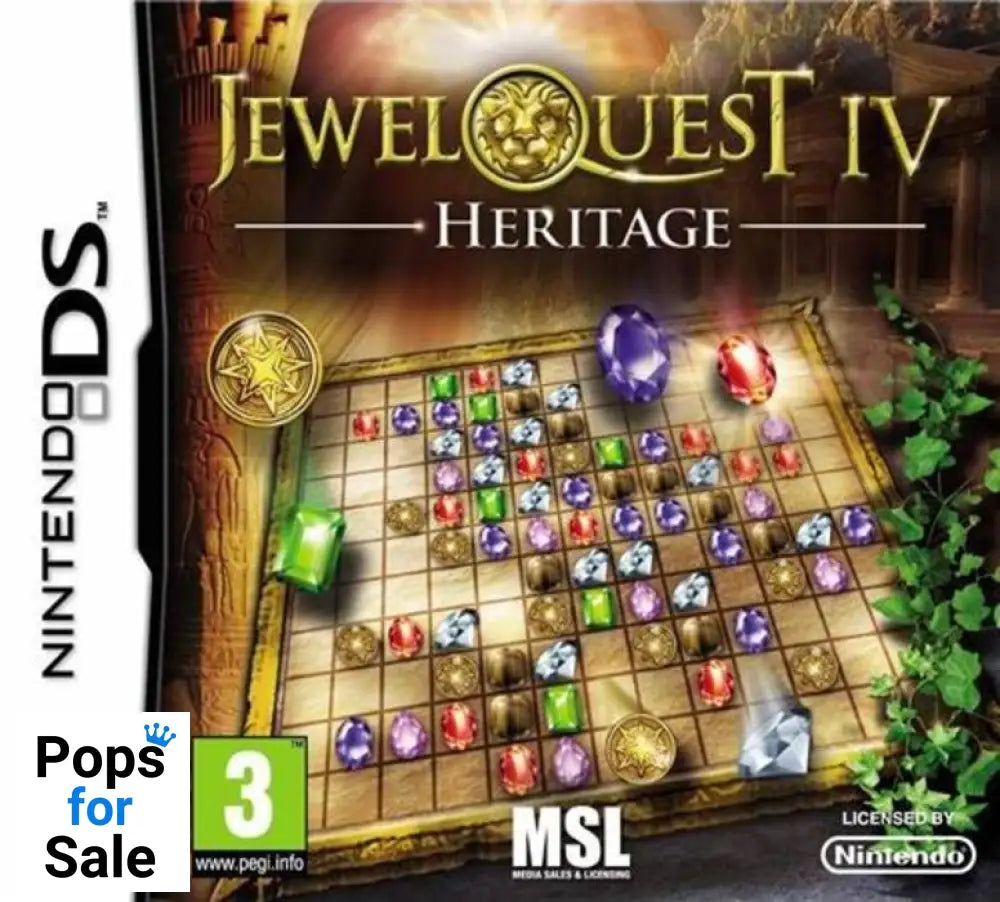 Jewel Quest 4 Heritage for Nintendo DS/3DS