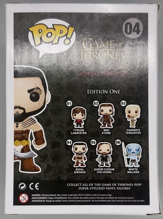 04 Khal Drogo - Game of Thrones - Funko POP - Box Damaged