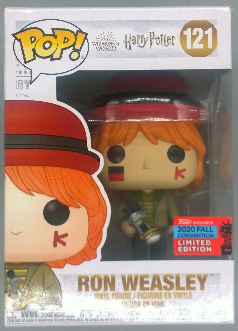 121 Ron Weasley (Quidditch World Cup) Harry Potter 2020 Con Funko POP