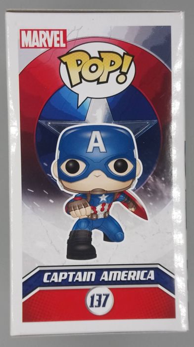 #137 Captain America (Action Pose) Marvel - Civil War Funko POP