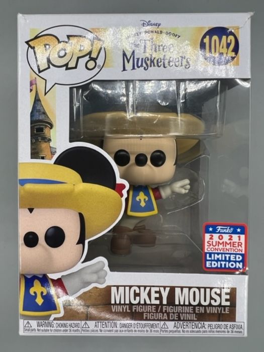 #1042 Mickey Mouse - Disney Three Musketeers - 20 Box Damaged Funko POP