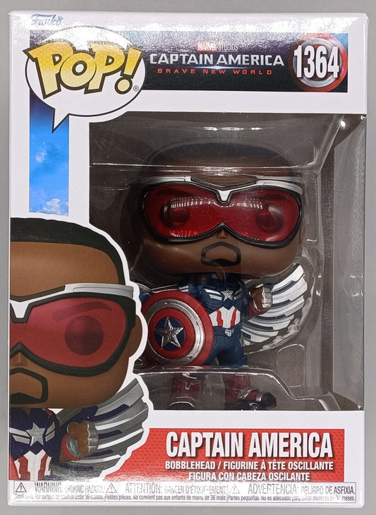 1364 Captain America - Marvel Captain America Brave New World Funko POP