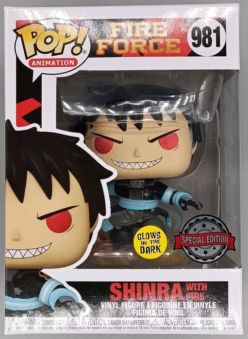 981 Shinra (with Fire) - Fire Force - Funko POP - Box Damaged