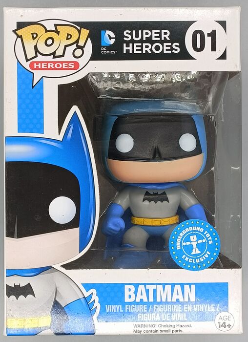 #01 Batman (Rainbow- Blue) - DC Super Heroes - Box Damaged Funko POP