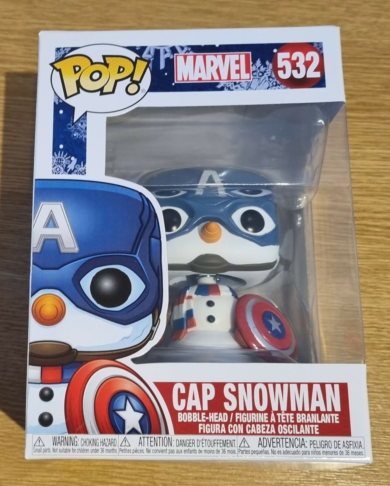 #532 Cap Snowman - Marvel - Holidays Funko POP