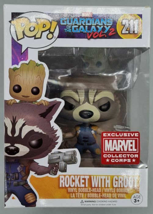 #211 Rocket with Groot Marvel MCC Guardians of the Galaxy 2 Funko POP