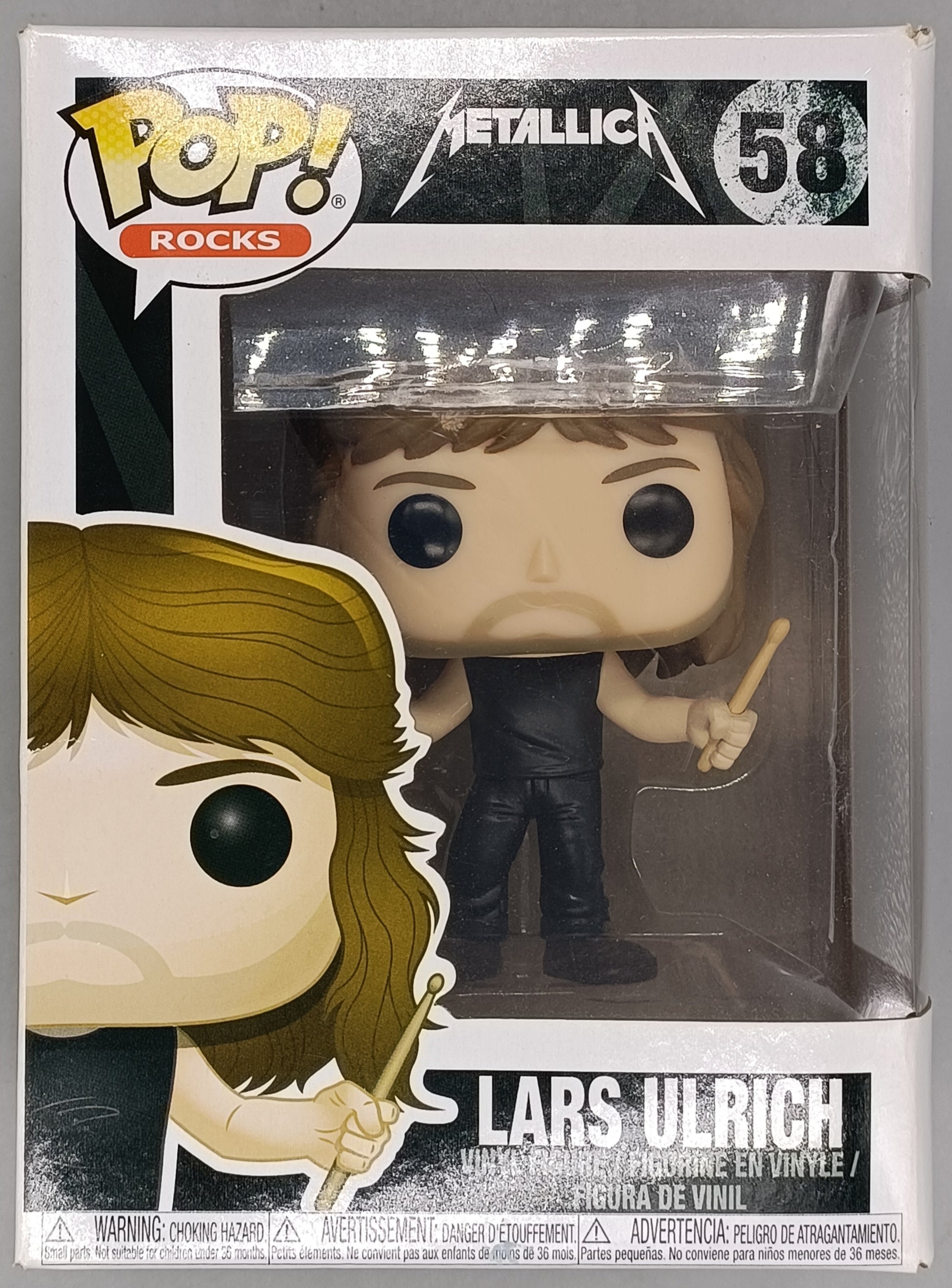 #58 Lars Ulrich - Metallica - Box Damaged Funko POP