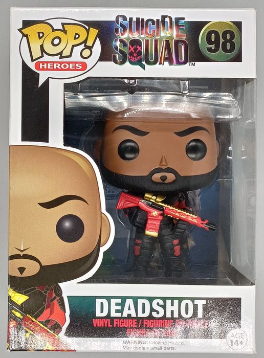 #98 Deadshot (No Mask) - DC Suicide Squad - Box Damaged Funko POP