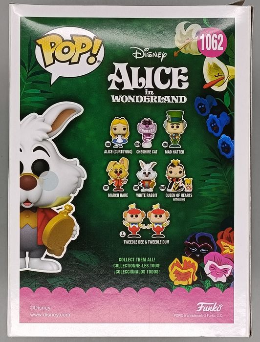 1062 White Rabbit - Disney Alice in Wonderland - Box Damaged Funko POP