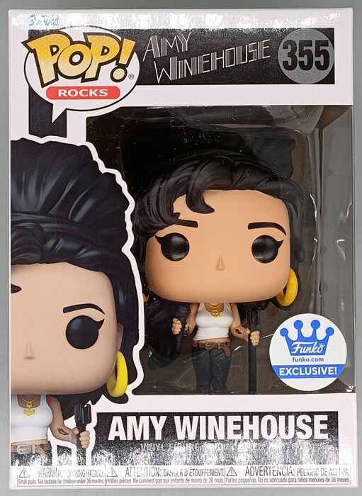 #355 Amy Winehouse (White Tank Top) - Rocks Funko POP