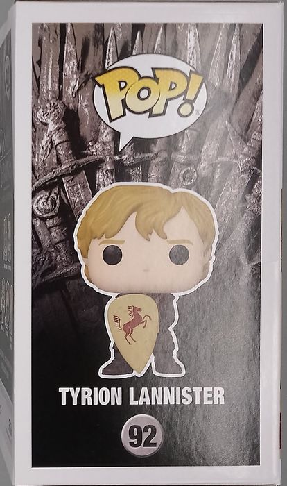 #92 Tyrion Lannister (w/ Shield) - Game of Thrones Box Damaged Funko POP
