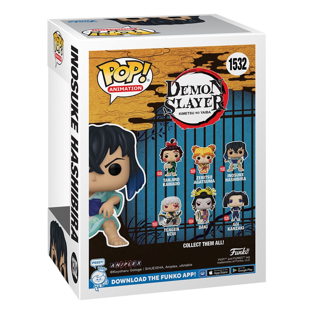 1532 Inosuke Hashibira (Kimono) Funko Demon Slayer - Brand New Funko POP
