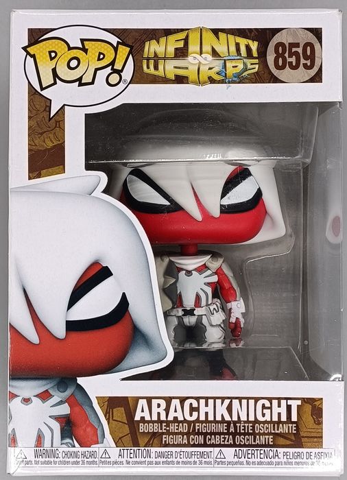 #859 ArachKnight - Marvel Infinity Warps - Box Damaged Funko POP