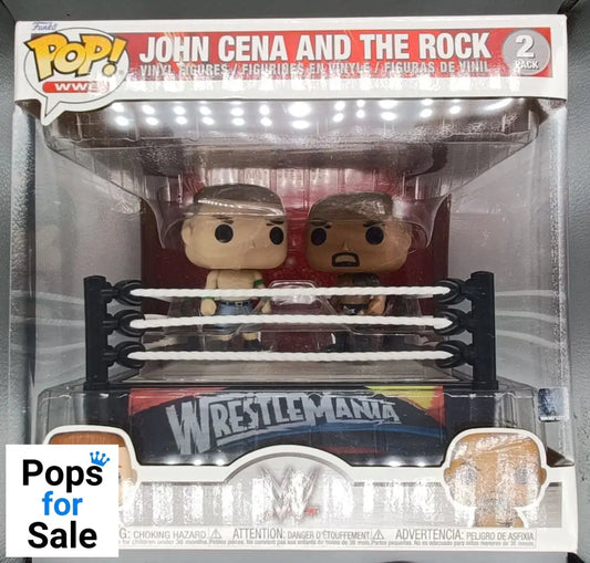 John Cena and The Rock Deluxe Pop WWE Funko POP