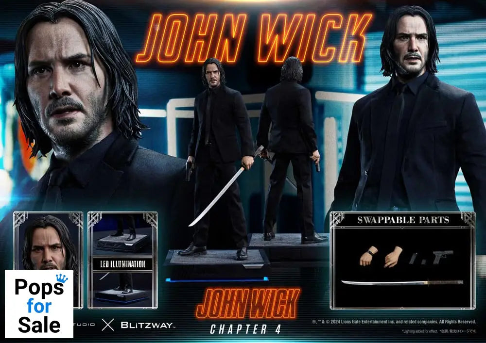 John Wick Chapter 4 Premium Masterline Series Statue 1/4 John Wick 54 cm