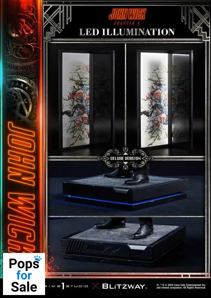 John Wick Chapter 4 Ultimate Premium Masterline Series Statue 1/4 John Wick Deluxe Bonus Version 54 cm Statues