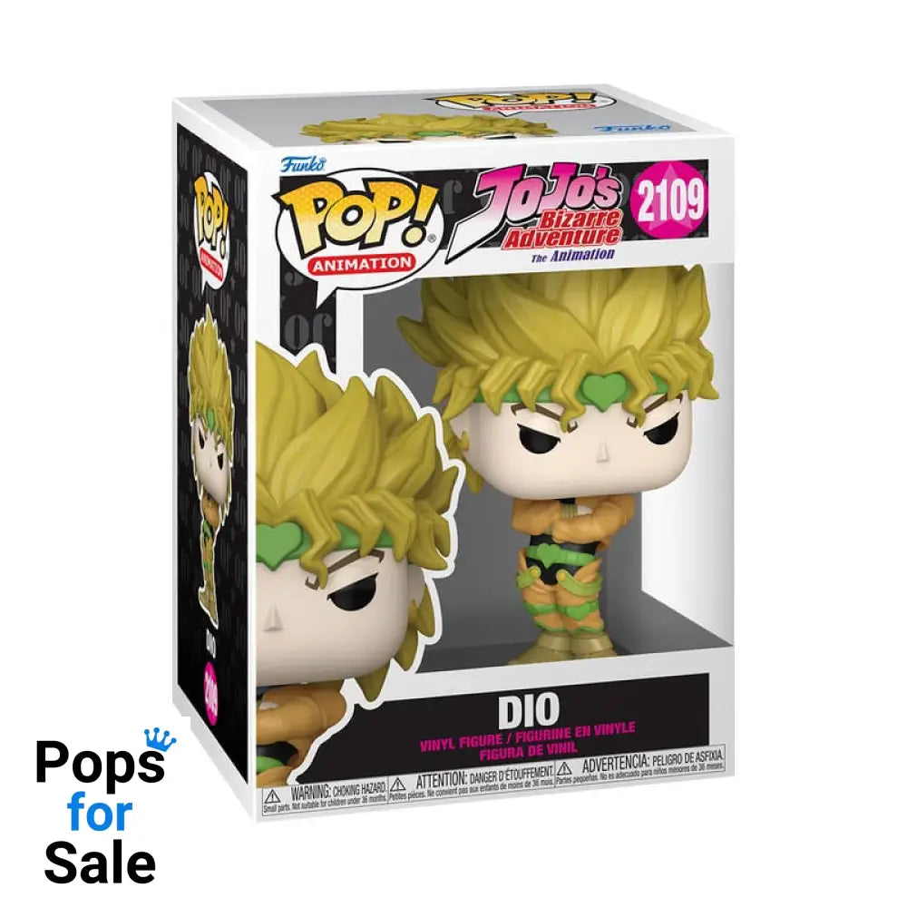 JoJo´s Bizarre Adventure POP! Animation Vinyl Figures DIO 9 cm