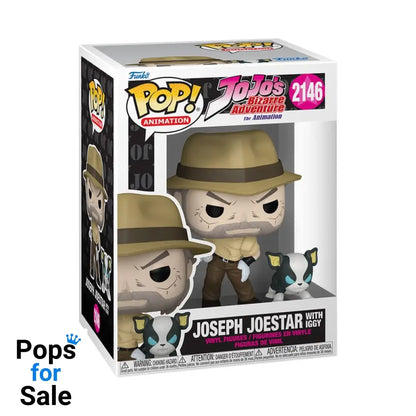 JoJo´s Bizarre Adventure POP!&Buddy Animation Vinyl Figures Joseph & Iggy 9 cm