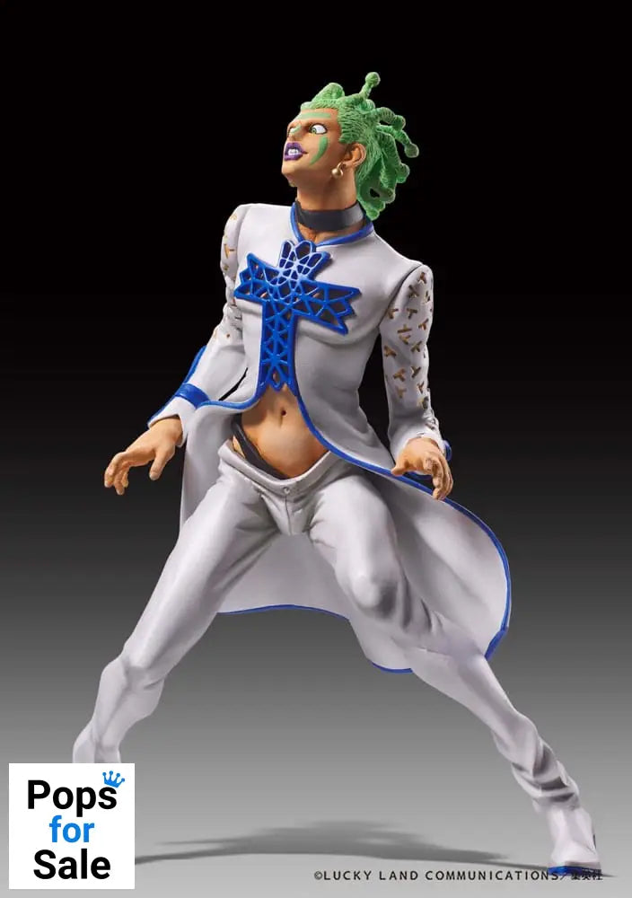 JoJo's Bizarre Adventure Part 5 Golden Wind Statue Legend PVC Statue Cioccolata 17 cm