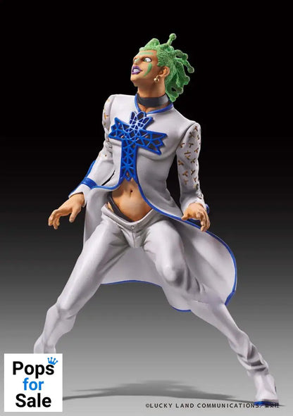 JoJo's Bizarre Adventure Part 5 Golden Wind Statue Legend PVC Statue Cioccolata 17 cm